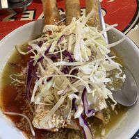 Flautas  at Gracias Madre in Mexico City