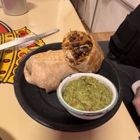 Gracias made burrito  at Gracias Madre in Mexico City