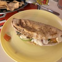 Quesadilla herbácea   at Gracias Madre in Mexico City