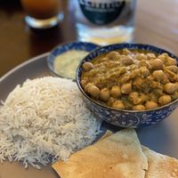 Chana masala at Drift Bar in Santa Teresa