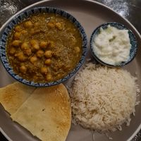 Chana Masala at Drift Bar in Santa Teresa