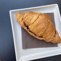 Croissant with jam at Sweet Coffee Beans in Bari