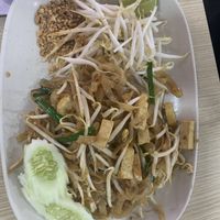 Pad Thai with no eggs - #18 at Good Taste Vegetarian - MBK in Bangkok