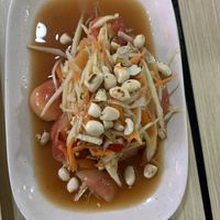 Papaya Salad - #25 at Good Taste Vegetarian - MBK in Bangkok