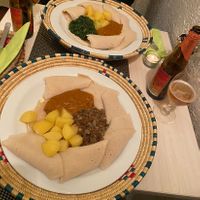 2x vegane Kombi  at YEnat Restaurant in Mannheim