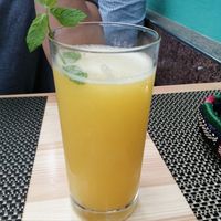 Mango juice at YEnat Restaurant in Mannheim