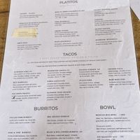 Menu  at The Hideout in Unawatuna