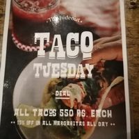 Taco Tuesday 😁 at The Hideout in Unawatuna