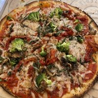 Broccoli, mushroom, sun dried tomatoes, and oregano   at Pieology - Dededo in Guam