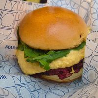 Veggie burger at Marvin - Brasilia Shopping in Brasilia