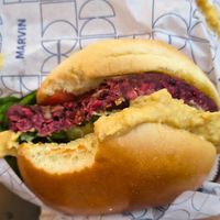Veggie burger at Marvin - Brasilia Shopping in Brasilia