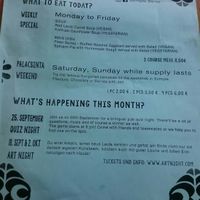 Menu for September 2019 feat. Vegan and vegetarian daily menu options and event suggestions at Szimpla in Berlin