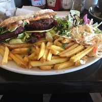 Heard amazing things about this place and wow they was right best vegan food in Coventry they have separate vegan menu and great indoor space and outside too 
Vegan cake counter t at The Barn at Greens  in Coventry