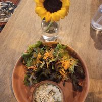 Quiche de grão de bico at Casa de Nara in Joao Pessoa