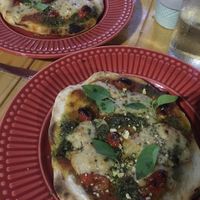 Pizza de marguerita at Casa de Nara in Joao Pessoa