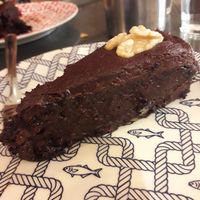 Banana, cacao and walnut cake. Gluten free.  at Casa de Nara in Joao Pessoa