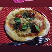 Pizza marguerita at Casa de Nara in Joao Pessoa