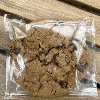 Vegan chocolate chip cookie (amazing )  at Hoja in Denver