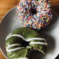 Matcha et vainille at Beiko in Quebec