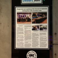 Mountain water  at Idyllwild Brewpub in Idyllwild