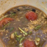 Vegan chilli  at Idyllwild Brewpub in Idyllwild