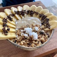 Peanut butter banana smoothie bowl  at SHAKA - Cebu in Moalboal