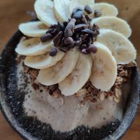Peanut butter caramel cacao smoothie bowl at SHAKA - Cebu in Moalboal
