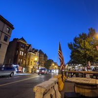 Outdoor seating at sPACYcLOUd Lounge in Washington