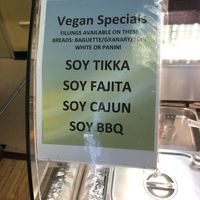 Sandwich fillings  at Bar Sandwich in Leicester