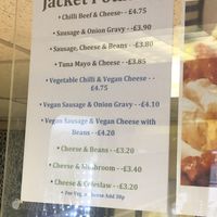 Yummy jacket potatoes  at Bar Sandwich in Leicester