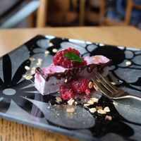 The cheesecake is just ok at Chandan Cafe in Fukuoka