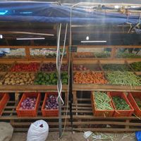 Lots of veges and fruits at Krishna Stores in Varkala