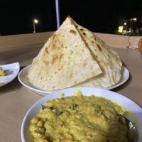 Tissue parata with Dhal curry  at Matey Hut in Ella