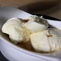 Curd with Kithul syrup  at Matey Hut in Ella