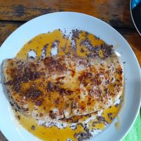 Banana and chocolate roti at Matey Hut in Ella