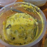 Banana blossom curry at Matey Hut in Ella