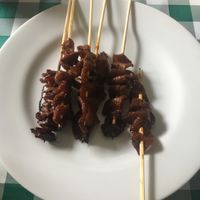 super delicious sate  at Depot Veggie in Yogyakarta