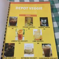 Updated Menu at Depot Veggie in Yogyakarta
