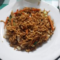 Fried noodles at Depot Veggie in Yogyakarta