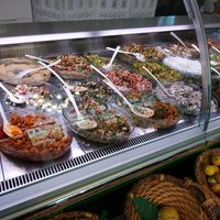 The salad bar at Günays Garten in Heidelberg