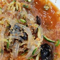 Agar jelly salad 우묵 at Tteul Ahn Chae in Suwon