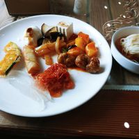 Round two plate at Tteul Ahn Chae in Suwon