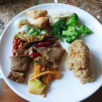 Round one plate at Tteul Ahn Chae in Suwon