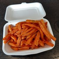 Sweet potato fries at Papa's Falafel in Dublin