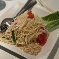 Vegan green papaya salad   at Maile's Thai in Honolulu