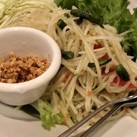 Vegan Papaya Salad at Maile's Thai in Honolulu