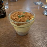 vegan "flower pot" dessert at Slot Oostende in Goes