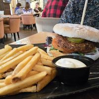'Chicken' burger at Slot Oostende in Goes
