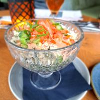 Vegan 'kip' cocktail at Slot Oostende in Goes