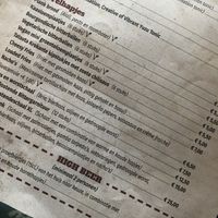 Clear marked menu at Slot Oostende in Goes